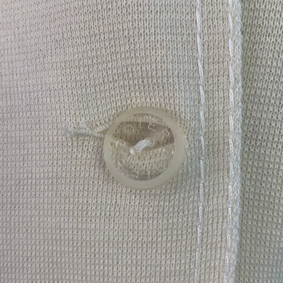 Rodier VTG cream knit long with belt jacket - Picture 3 of 11